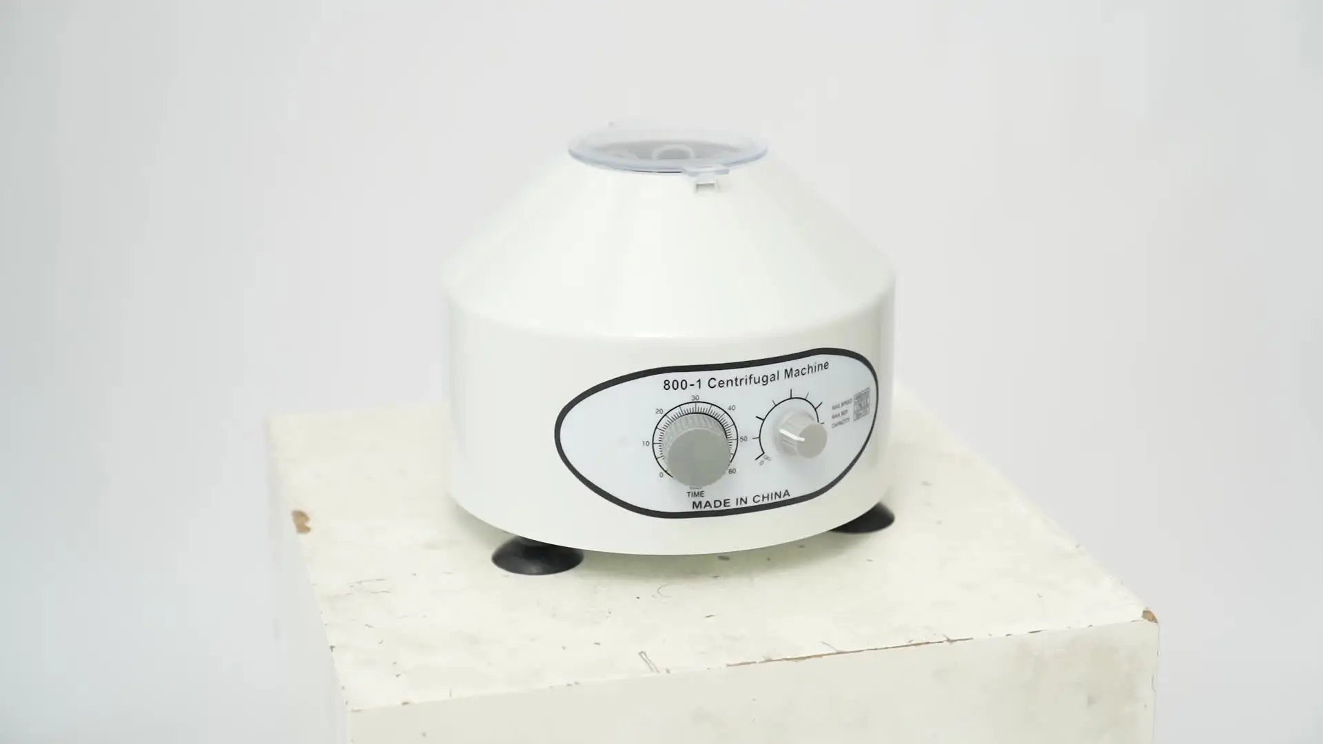 CALU LUKY Desktop Lab Centrifuge – 4000 RPM, 6 X 20ml Tubes, Timer & Speed Control, 110V