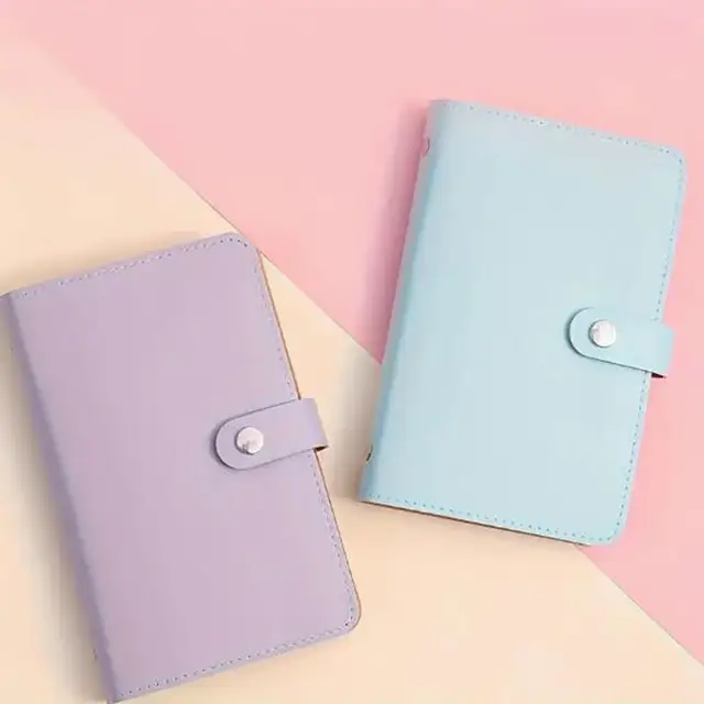 PU Cash Storage Bag Budget Notebook Cash Envelopes System Set Zipper Bag For Money Budget Saving Bill Organizer Notebooks 2