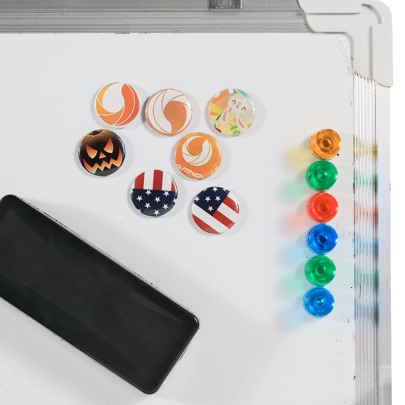 25mm 32mm 44mm 58mm magnet fridge button making parts DIY refrigerator button badge maker machine accessories supplies 100pcs badge parts button making supplies