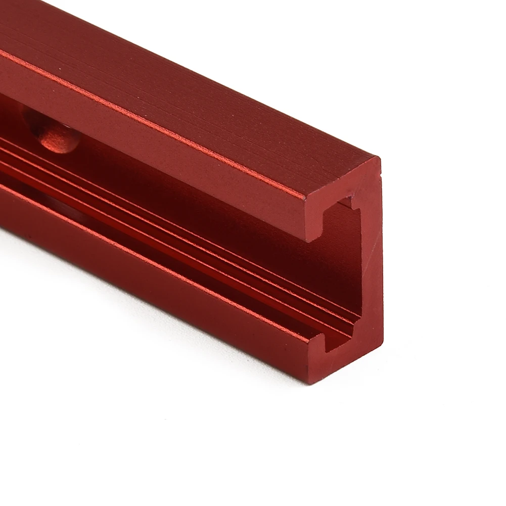 

Woodworking Miter Jig T-Slot Track 300-600mm Aluminium Alloy Red T-Track Hot sale New Practical Useful Durable