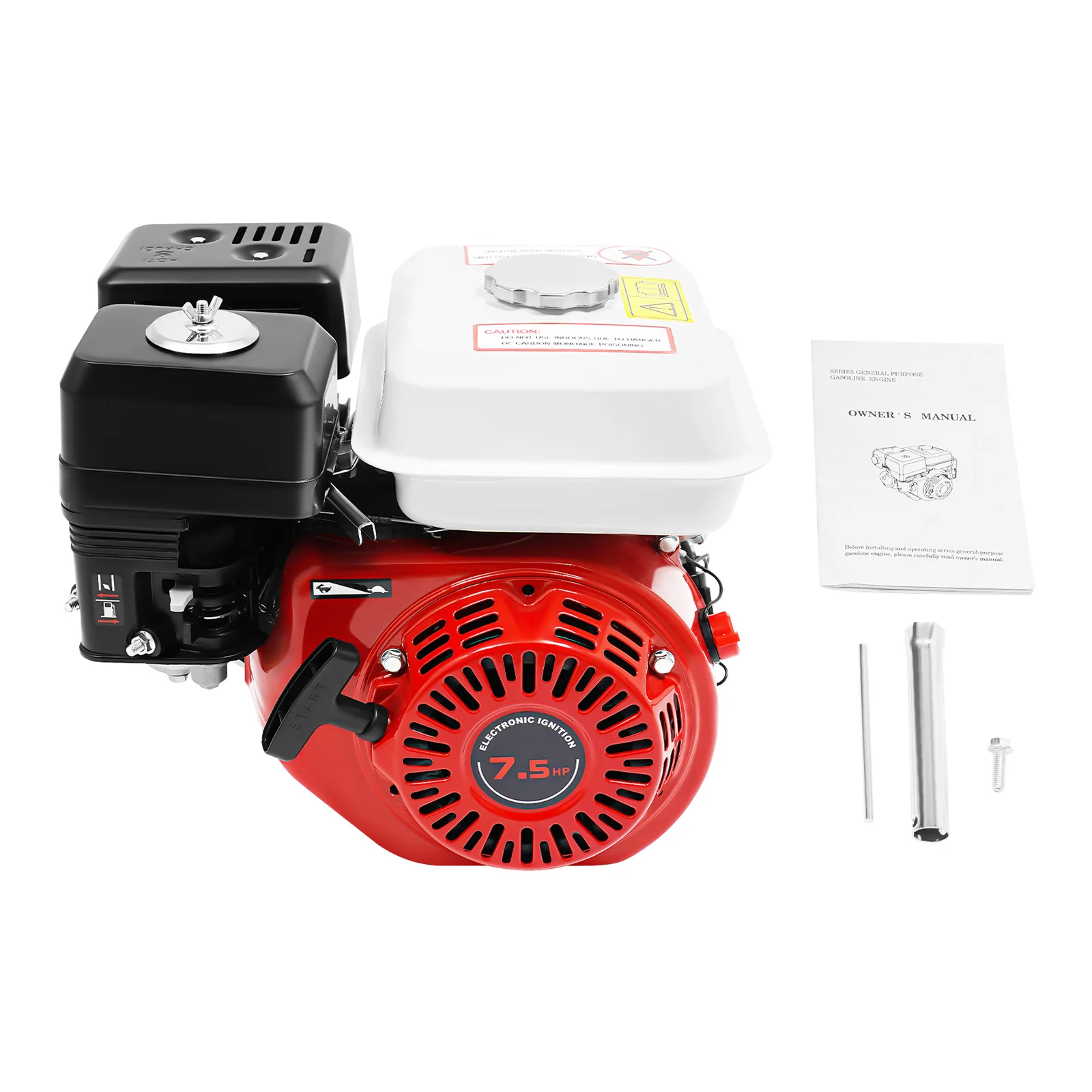 7,5 PS 212 cm³ OHV 4-Takt Benzinmotor mit Kurbelwelle und Luftkühlung, 3000W für Go-Karts und Kompressoren ﻿ – Detail 7