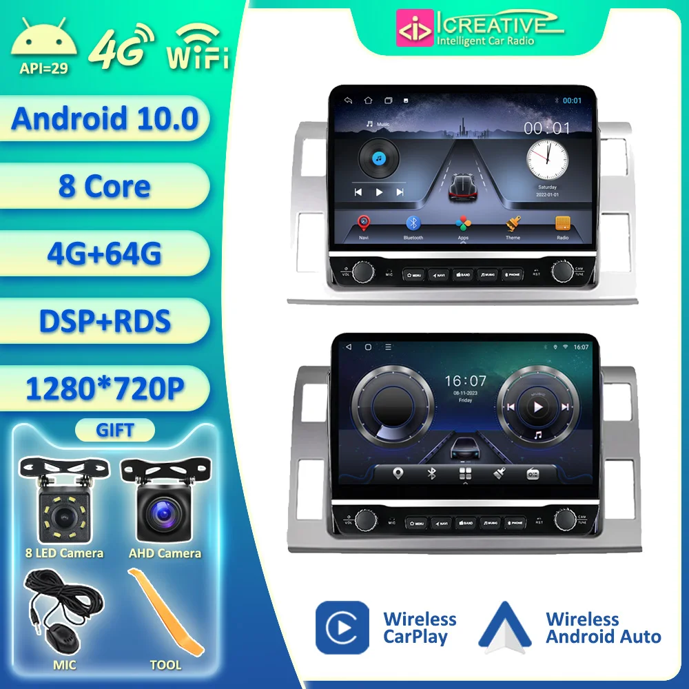 

IPS Android Auto Radio For Toyota Previa 3 XR50 Estima 2006 - 2019 Car Stereo Multimedia Audio Video Player GPS Navi CarPlay DVD