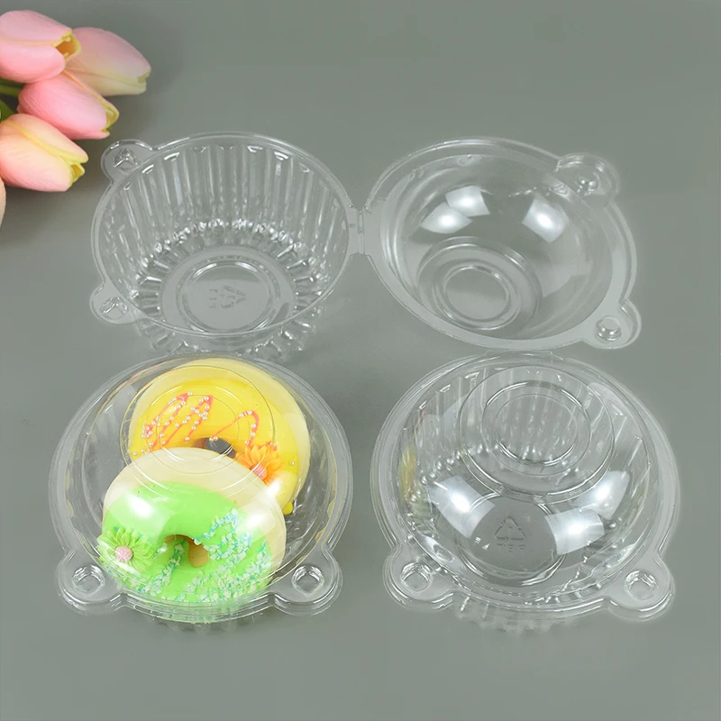 10/30 stücke Transparent Kuchen Box Hochzeit Muffins Cupcake Verpackung Box Obst Dessert Scheibe Container Geburtstag Party Backen Dekor – Detail 12