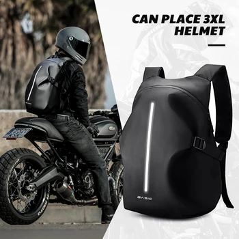 Zaino da moto, zaino da casco impermeabile per uomo, accessori da moto, zaino da viaggio, grande borsa impermeabile 1
