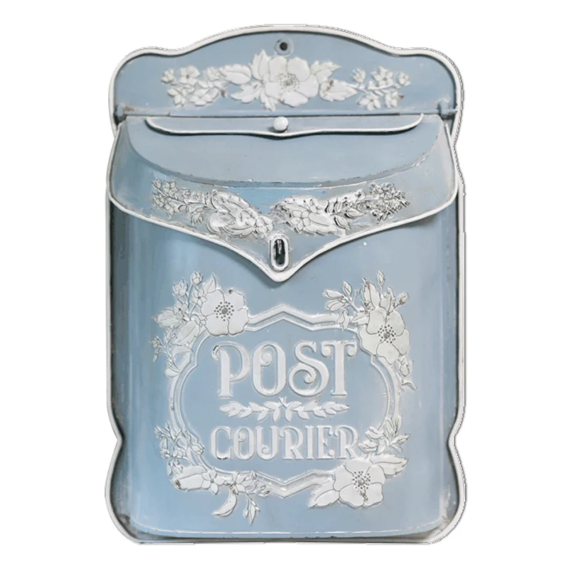 Vintage Outside Mailboxes Letter Box Metal Wall Mounted Post Box Farmhouse Post Decoration Crafts Santa Mailbox bluetooth earbuds wireless earphones wireless headphones