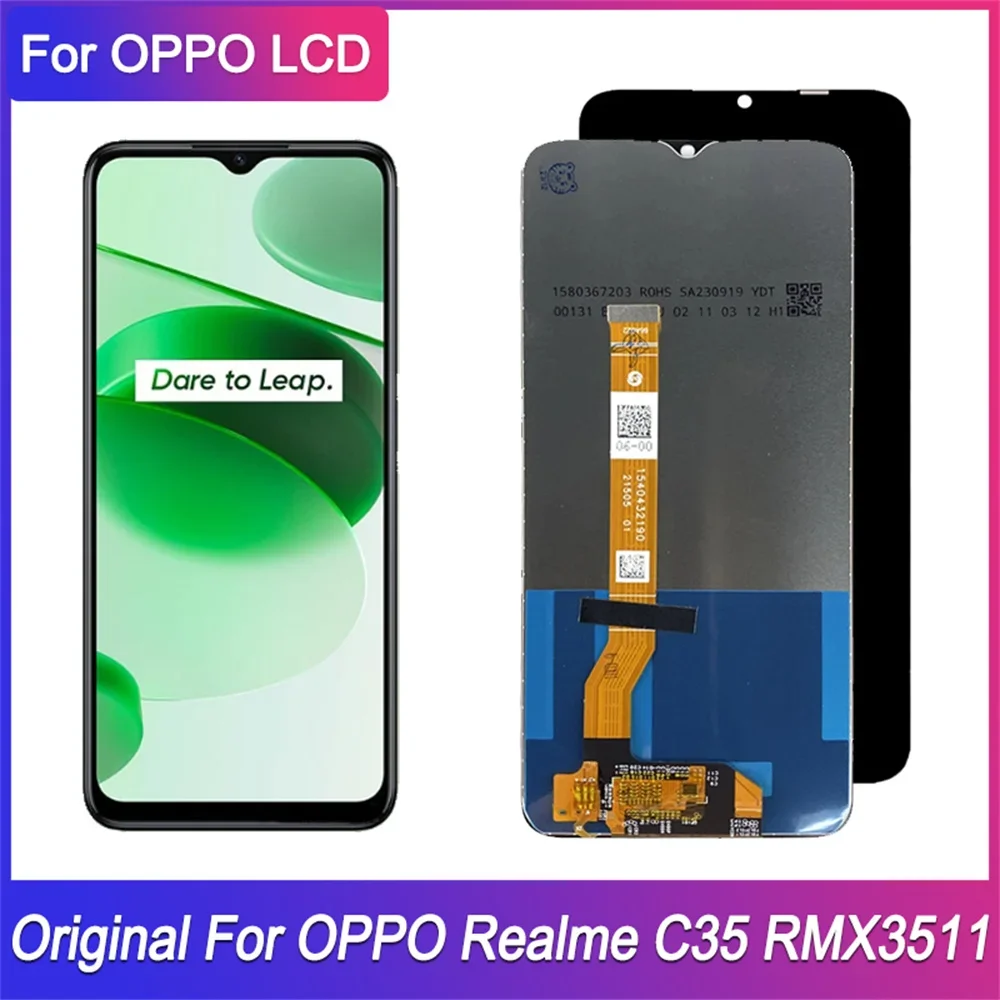 

Оригинальный ЖК-дисплей для OPPO Realme C35 Сенсорная панель дигитайзер для Realme C35 RMX3511 дисплей