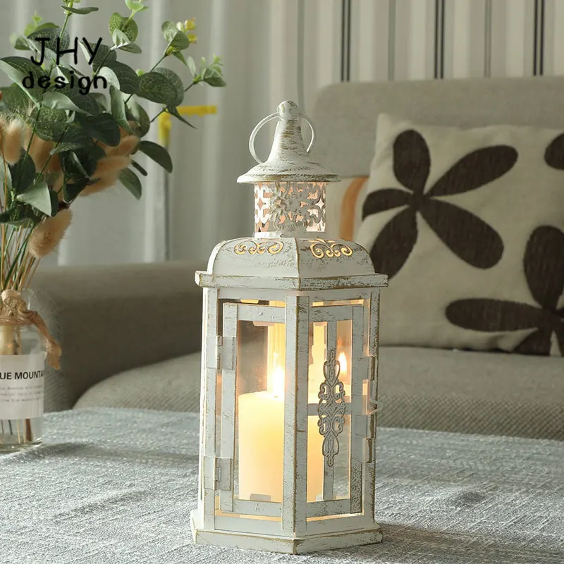 珍アンティークシルバー 吊り下げcandle Litton Lane Gray Metal Decorative Candle Lantern with Handle