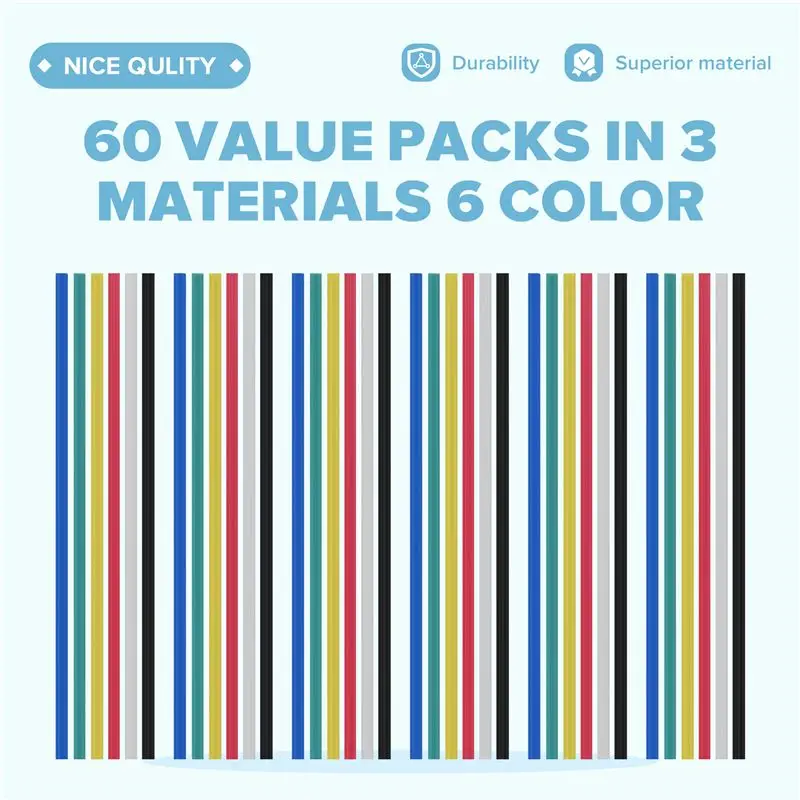 도매 플라스틱 용접 수리봉 60개 플라스틱 용접봉 자동차 범퍼 플라스틱 수리용 열풍기