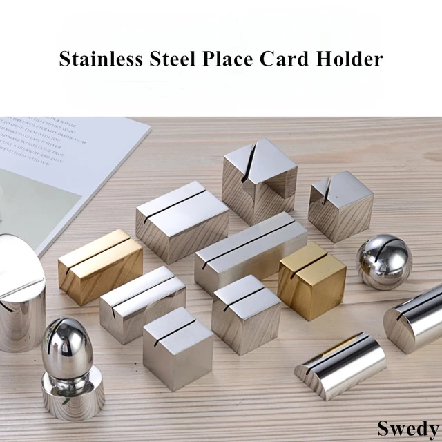 5 Pieces Metal Table Recipe Menu Wedding Party Place Card Holder Photo Picture  Holder Stand Clip Table Number Holder - Card Holder & Note Holder -  AliExpress