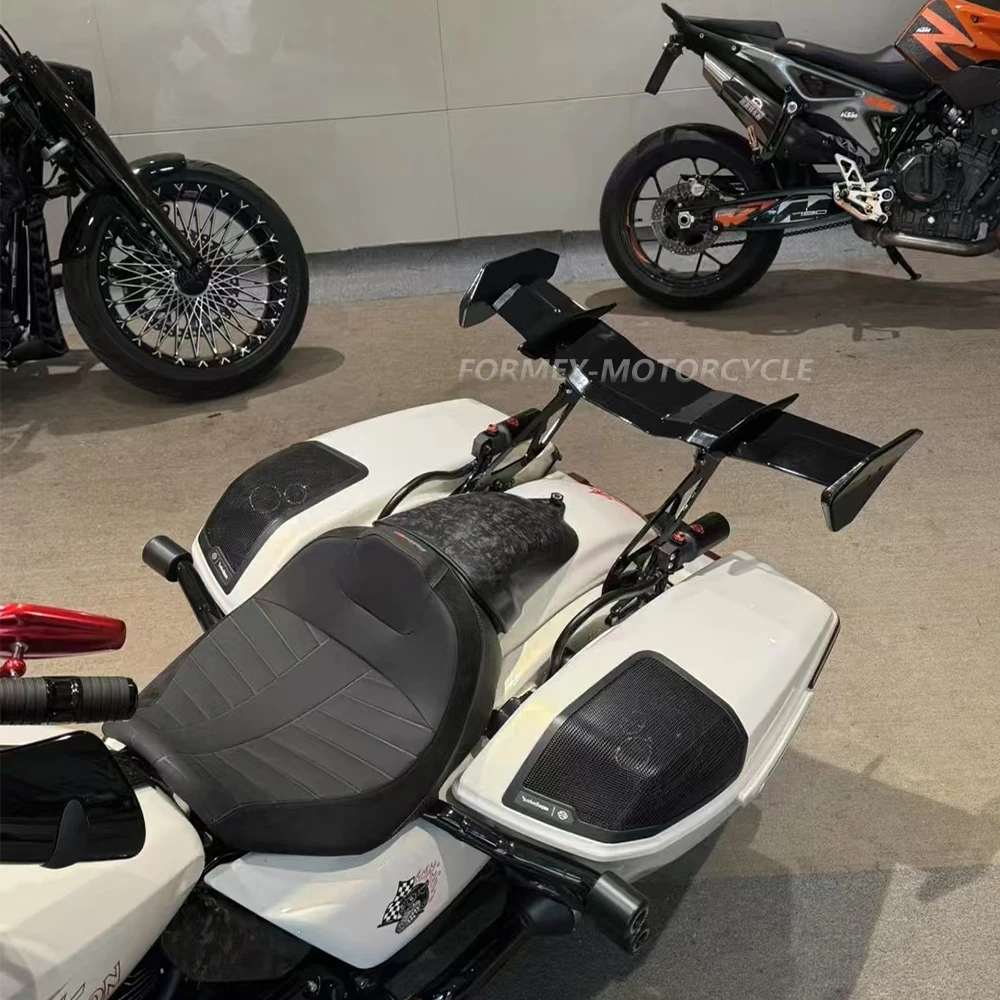 Harley Touring Model CVO Road Glide Street Glide Motorcycle Accessories Rear Tail Wing Spoiler Air Wing Detachable Kit