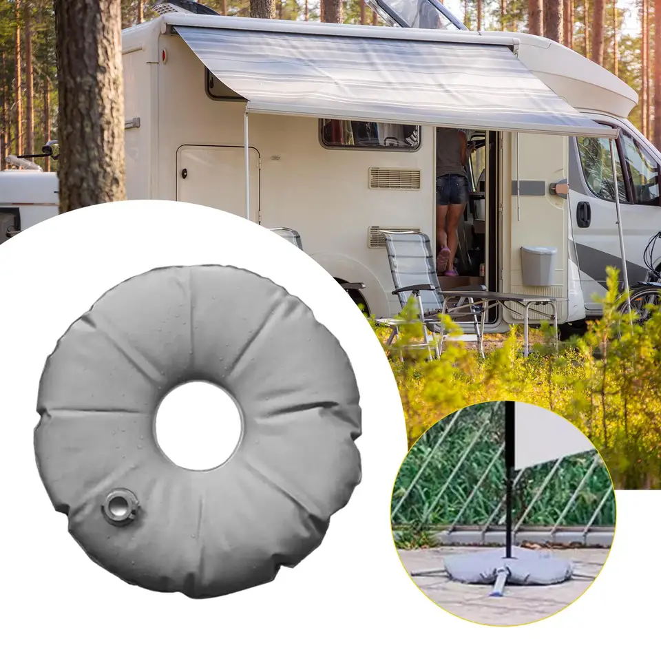 Borsa Per Pesi Con Base Per Ombrellone Borse Per Sabbia Resistenti 600D Base Per Supporto Per Ombrellone Resistente Alle Intemperie Con Pala Per Cortile Esterno