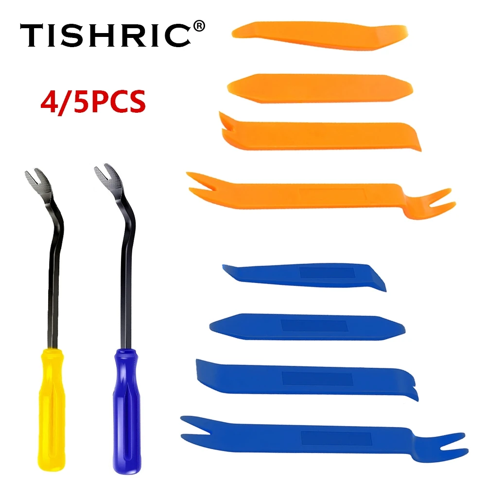 TISHRIC Auto Door Clip Panel Trim Removal Tools Kit Car Plastic