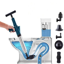 

Toilet Plunger Pipe Plungers Pump Drain Clog Remover Unblocker High Pressure Air Blaster Cleaner Powerful Manual Dredge Tool
