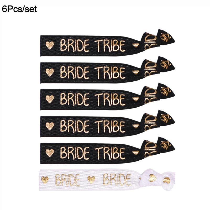 Set Addio Al Nubilato: 11 Borse JGA In Tessuto + 11 Braccialetti Team Bride Per Damigelle - 3