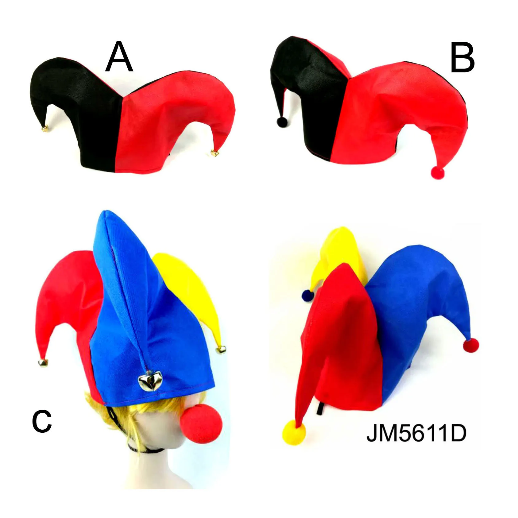 Halloween Accessories Clown Hats Decorative Hat Dance Dress Up Props cosplay hat