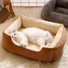 Bed for Cats Pet Products Cushions Kitten Goods Accessories Dog All Home Supplies Things Accessory Habitats Basket House Beds 2