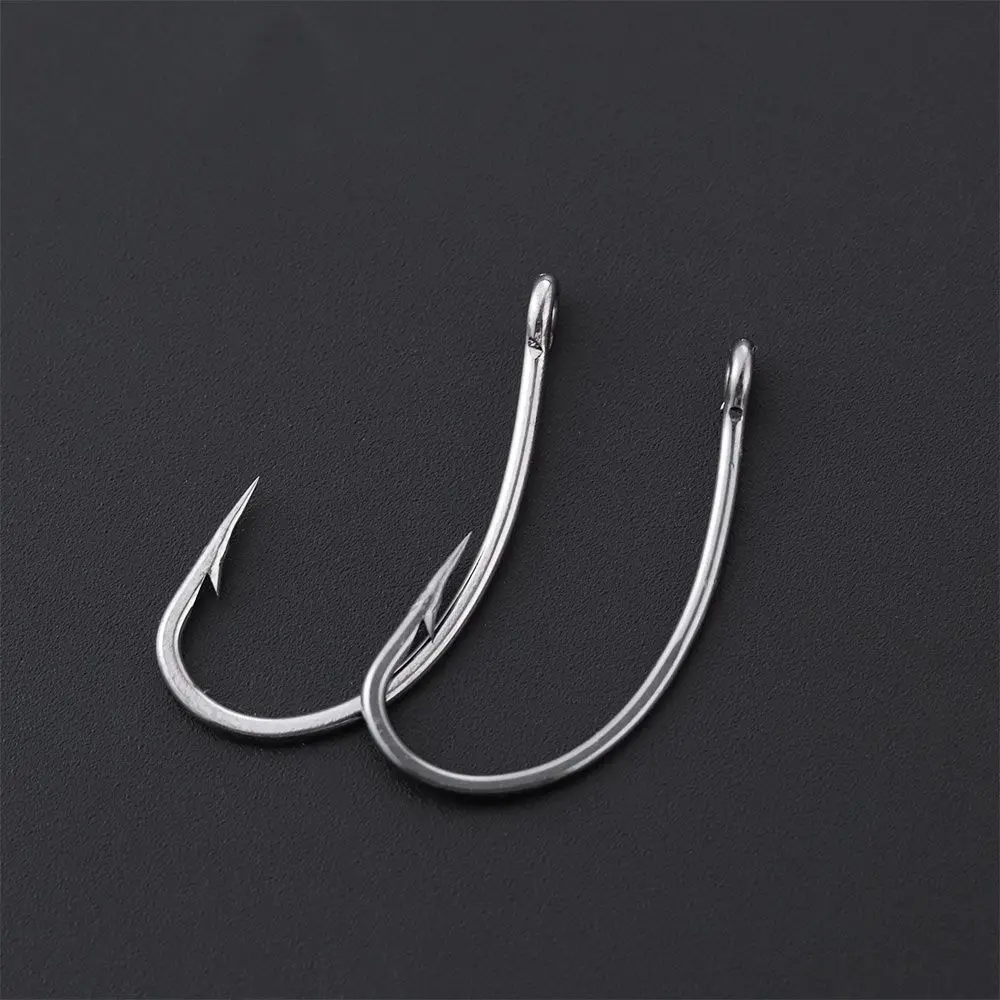 

Flies Making Hook PTFE Coated Fishhooks High Carbon Barbed Fish Hook Curve Shank Hooks Long Shank Barbed Hook Fly Tying Hook