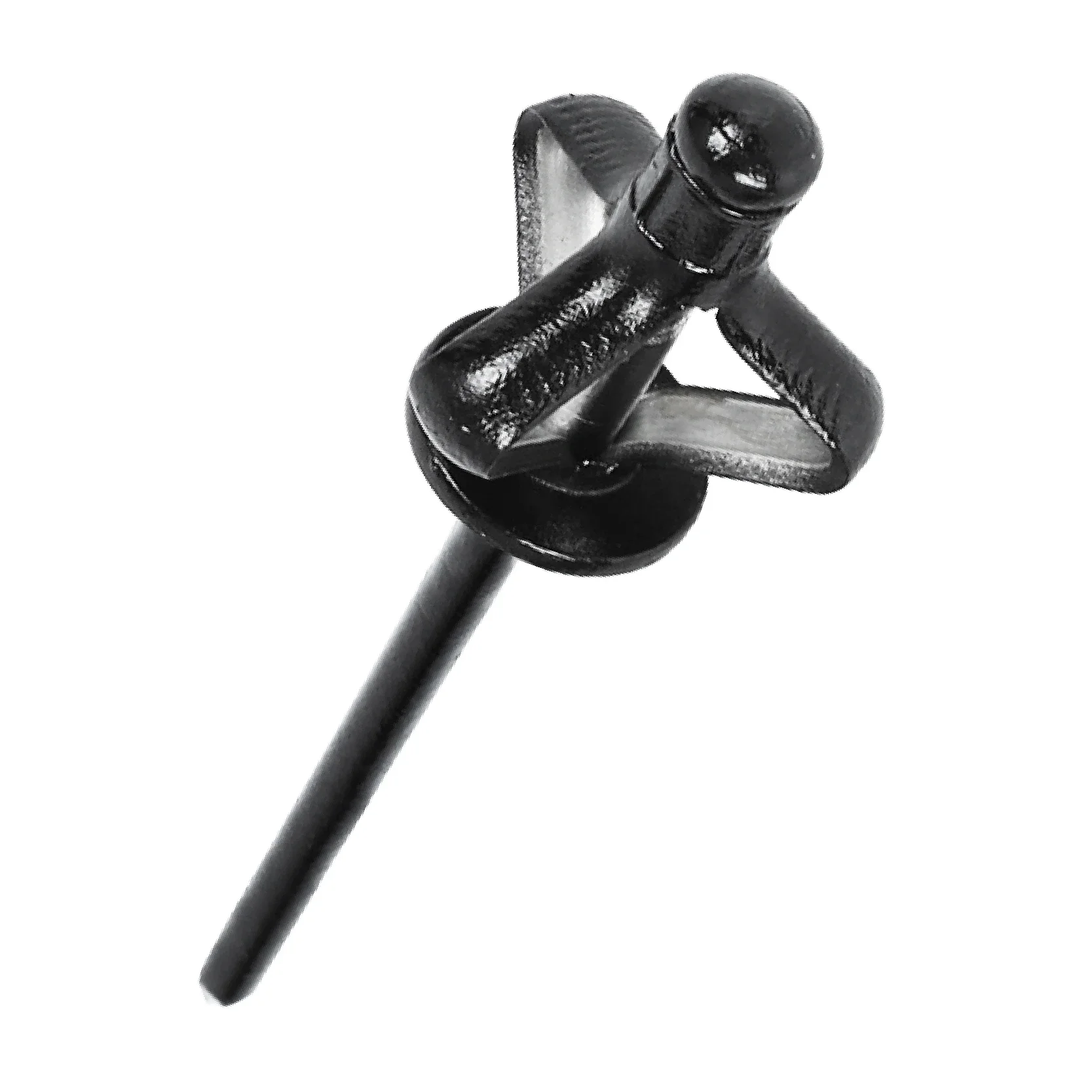 50 Stück komplett schwarz lackiertes Aluminium, dreifach gefaltet, explodierende Pop-Nieten, großer Flansch, Blub-Blindniet, Auto-Innenraum-Klimaanlage