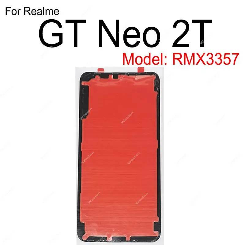 Back Frame Battery Cover Adhesive For Realme GT 2 Pro GT Neo 2 2T