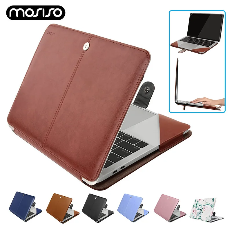 

Laptop PU Leather Sleeve Case M1 M2 A2681 A2337 A2338 for MacBook Air Pro 13 14 15 16 inch 2020 2021 2022 Notebook Carry Cover