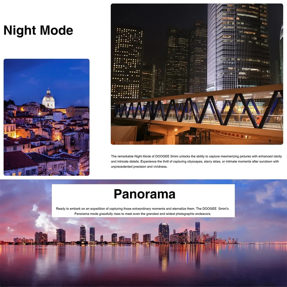 DOOGEE Smini Rugged 4G Smartphones 4.5Inch Display Octa Core 8GB+256GB 50MP Camera 3000mAh 18W Fast Charging Mini Cell Phone NFC