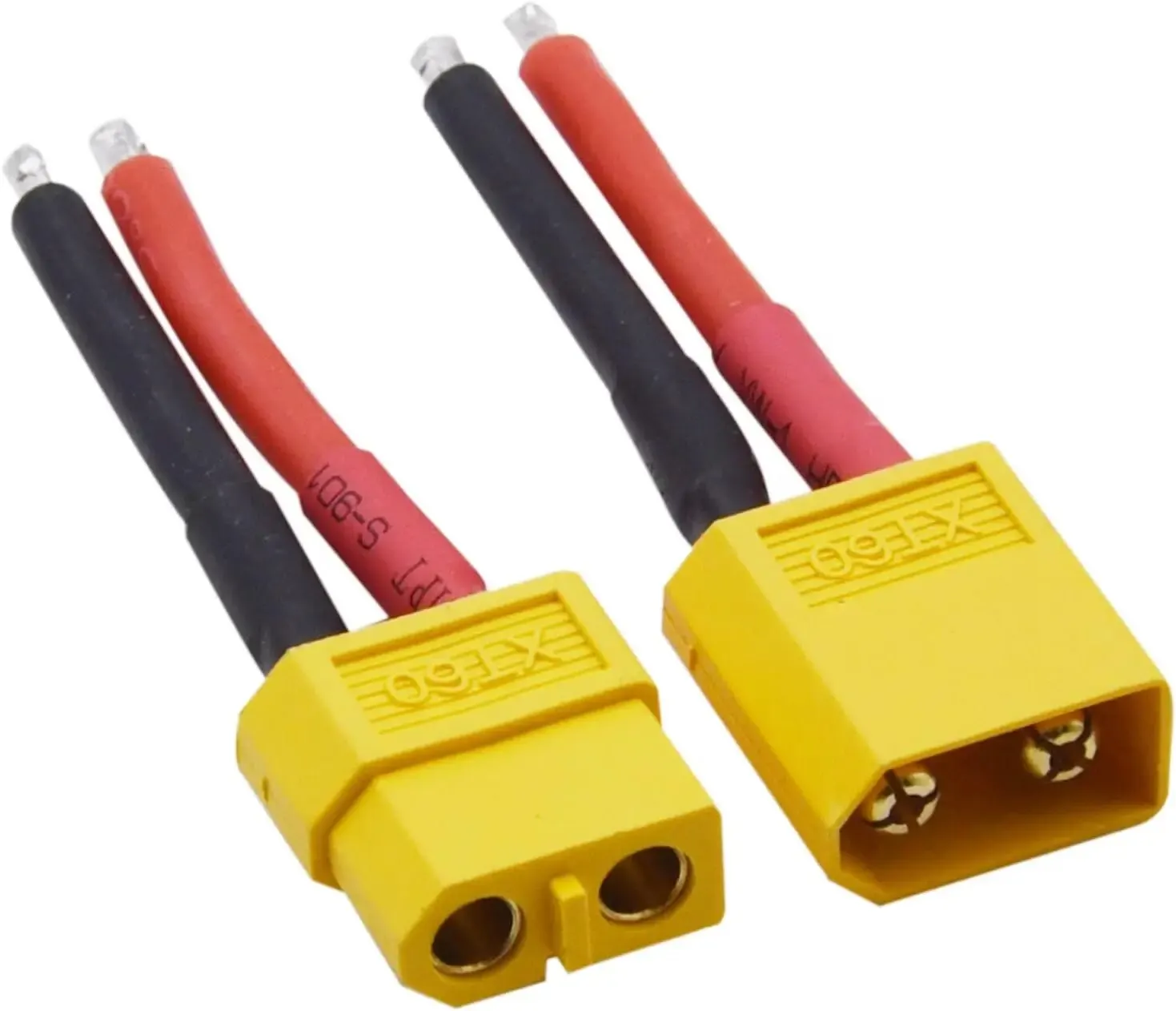 Connecteur femelle et mâle XT60, 1/2 paires, avec fil en silicone 12/14awg, pour câble de batterie RC Lipo, Drone – Image 5