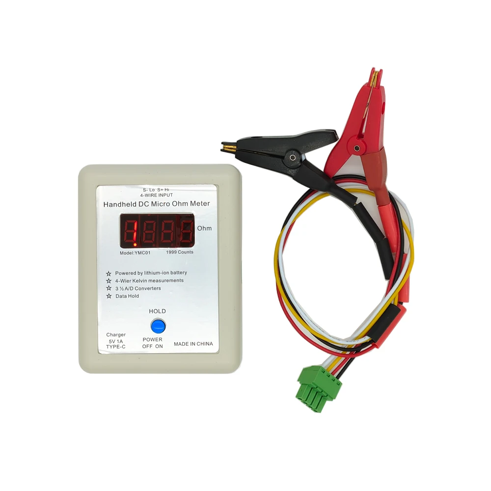 HandheldHighPrecisionMilliohmMeter4WiresOhmMeterWireline