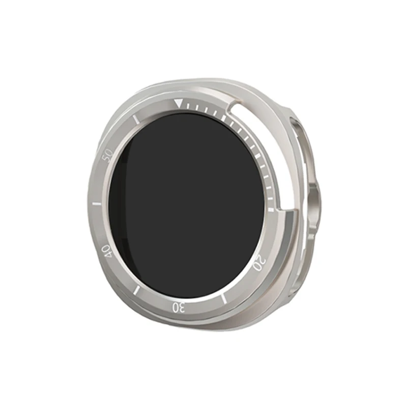 Classic 46mm Watch Case with Peep-Proof Film & Scratch-Resistant Protection