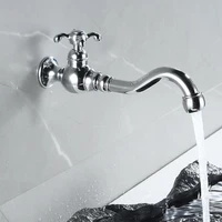 ก๊อกน้ำเย็นเดี่ยวติดผนังสำหรับใช้งานกลางแจ้ง, ก๊อกน้ำอ่างล้างจานติดผนังสีบรอนซ์, ก๊อกน้ำแบบหมุนได้ 6