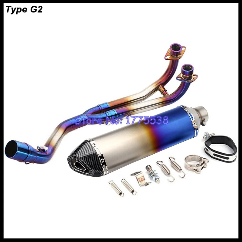 For Yamaha TMAX 530 500 Motorcycle Exhaust Full System Header Muffler Escape Moto Link Pipe for Tmax 530 T-max 500 2008-2016 - Image 5