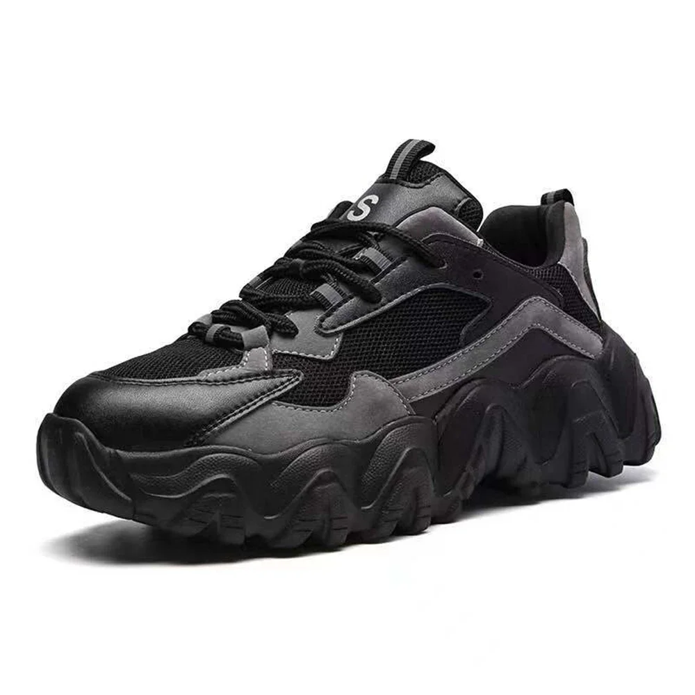 

Waliantile Stylish Safety Shoes For Men Anti-smash Industrial Work Boots Puncture Proof Indestructible Sneakers