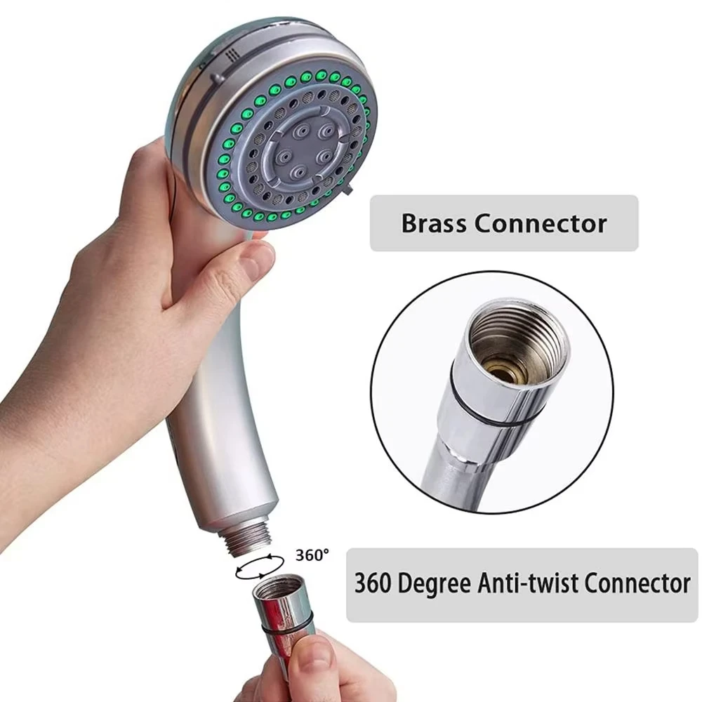 Shower Hose 1.5/2MPVC silicone high pressure water powerful multi-layer pipes bathroom accessories