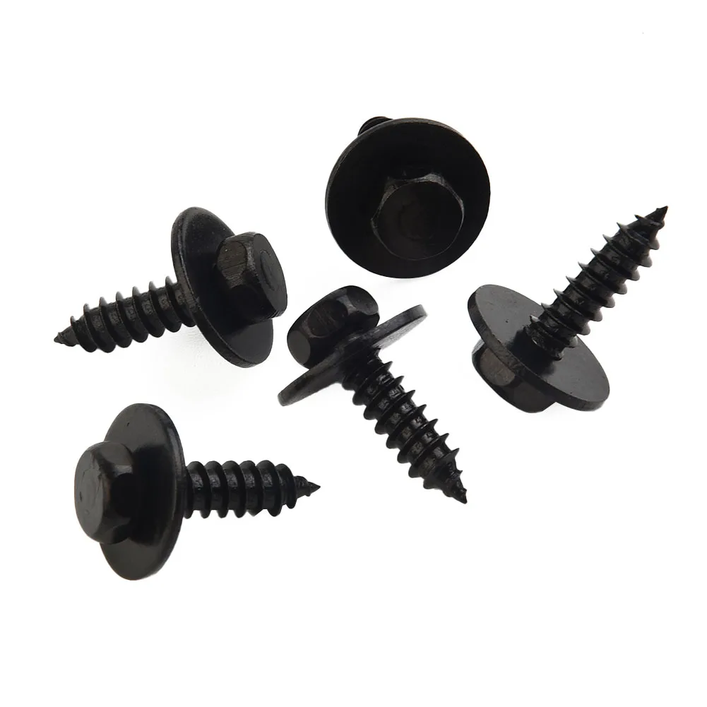 10x Blechmutter Schrauben Radlauf Kotflügel für Audi Bmw Opel Ford Seat Skoda VW
