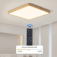 

2.4G Remote Control LED Ceiling Lamp 36W Square CCT/Brightness Adjustable 110/220V Indoor Lighting in Bedroom APP/Voice Control