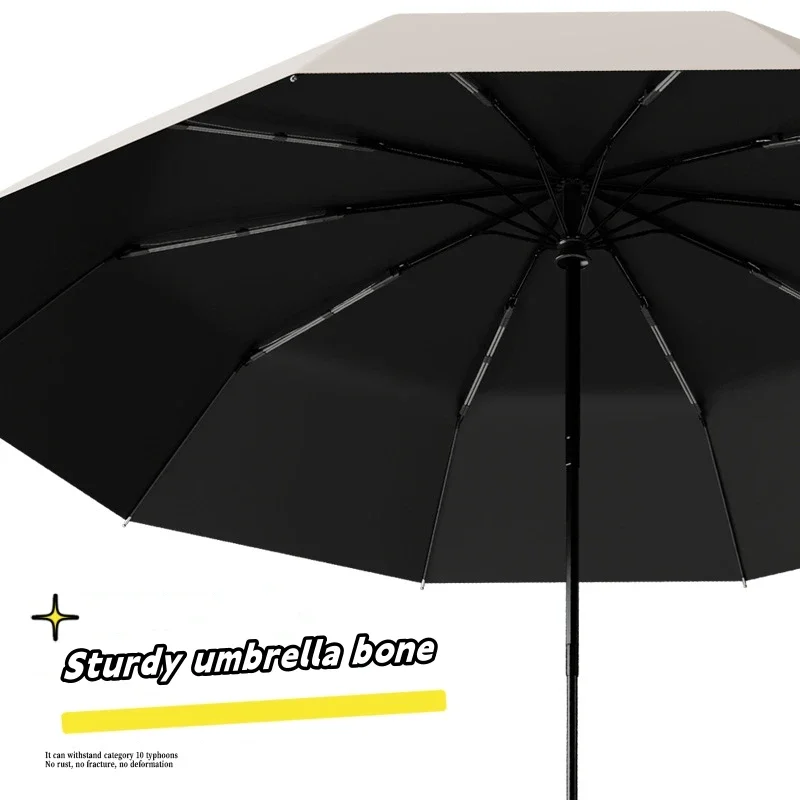 Extra Large Reinforced Wind-resistant Rain-resistant Dual-purpose UV-resistant Fully Automatic Ring-buckle Umbrella wind resistant umbrella,windproof umbrella