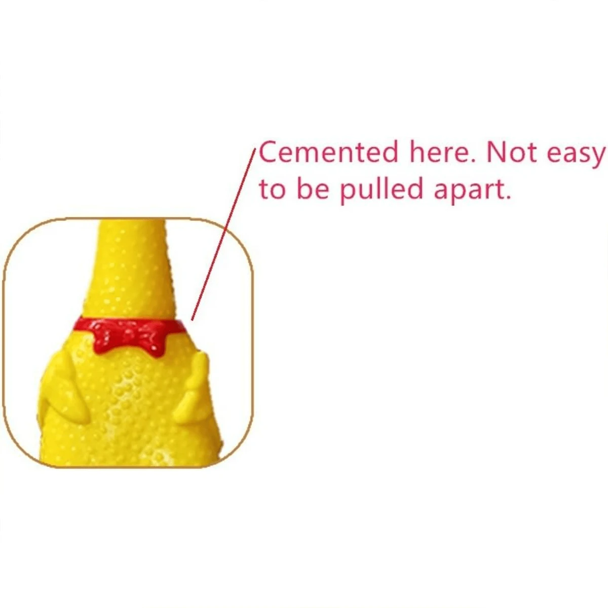Chicken toy 1 Piece Funny Squeaking Rubber Squeezing Chicken
