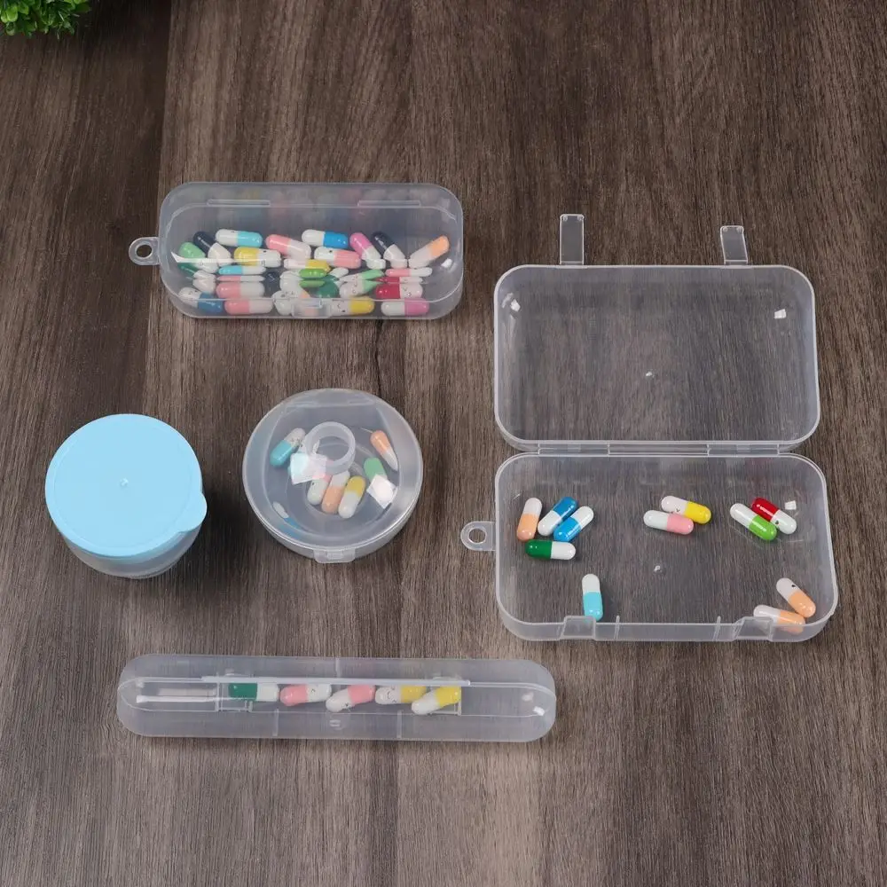 Mini Plastic Box Rectangular Box Translucent Box Packing Box Storage Box  Dustproof Durable Strong Jewelry Storage