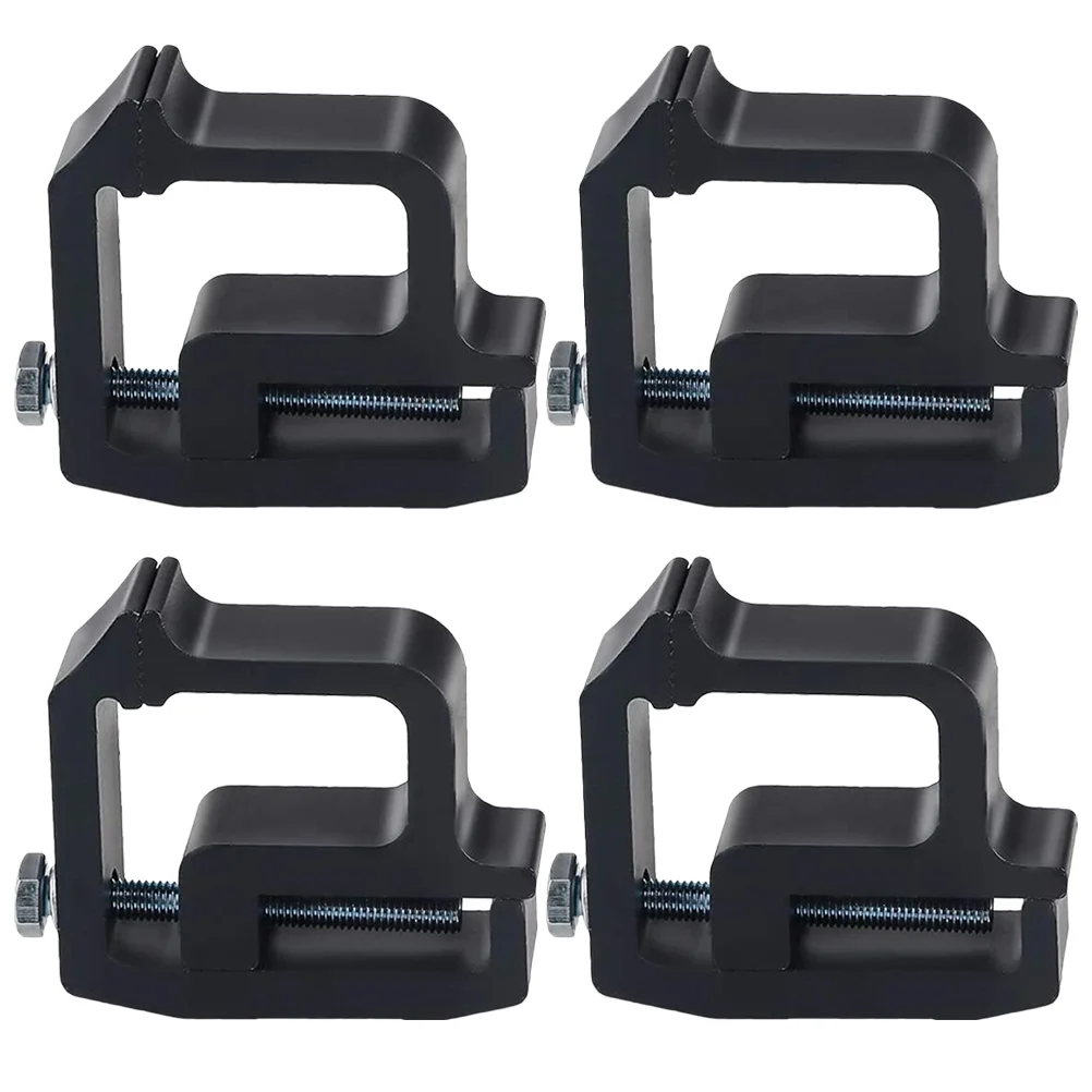 

4 Pcs Truck Roof Camper Shell Fixed Mounting Clip (black) 4pcs/pack Canopy Clamps for Accessory Cap Iron (bolt) Bed Topper