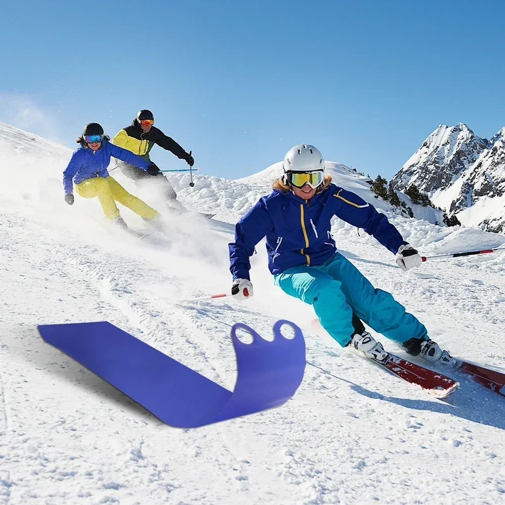 1PCS Winter sleigh portable foldable skis flexible roll skiing Children adult sleigh skiing accessories