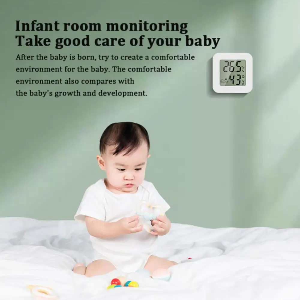 

Комнатный мини-термометр, цифровой измеритель температуры и влажности с ЖК дисплеем