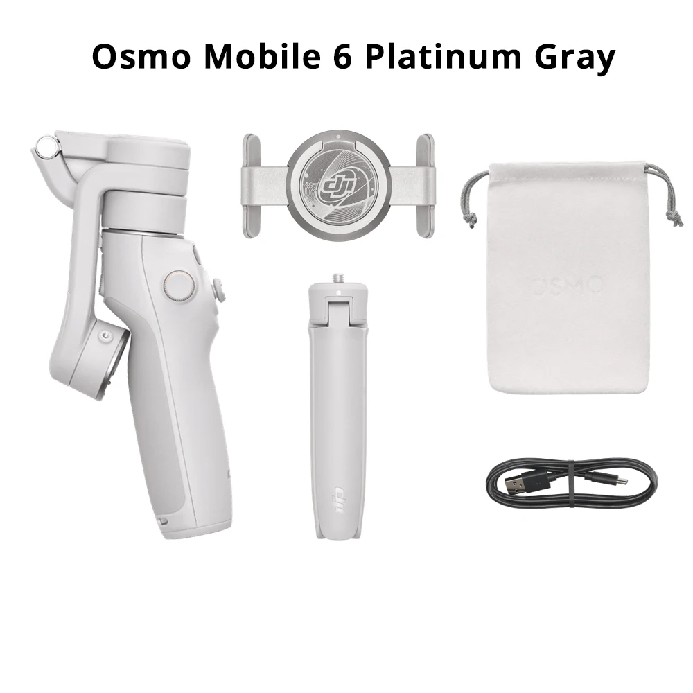 Handheld Gimbal Stabilizer DJI Osmo Mobile 6 OM 6 3-Axis Stabilization ActiveTrack 5.0 Built-In Extension Rod