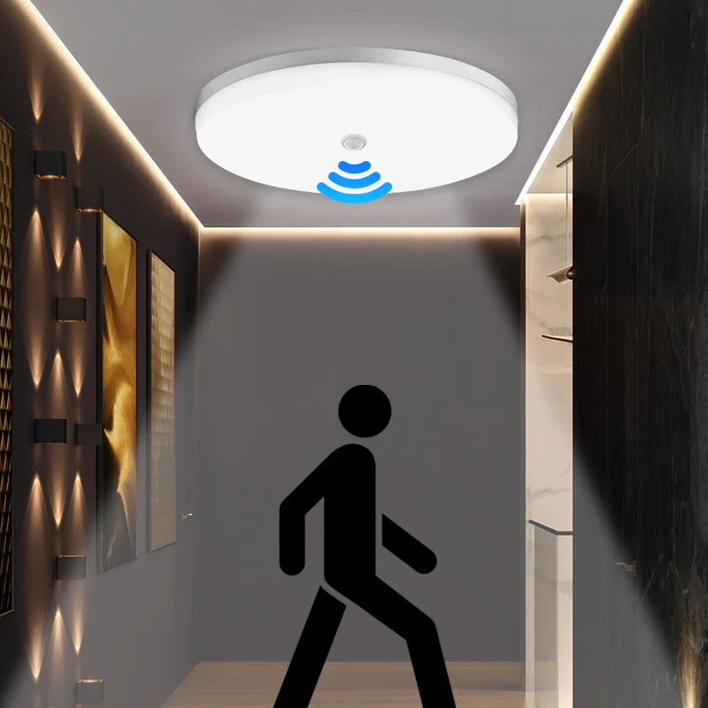 

Sensor Ceiling Lamp LED PIR Sensitive Motion Sensor Lights 110V/220V for Hallway 18W 24W 36W Ceiling Lights For Room Corridor