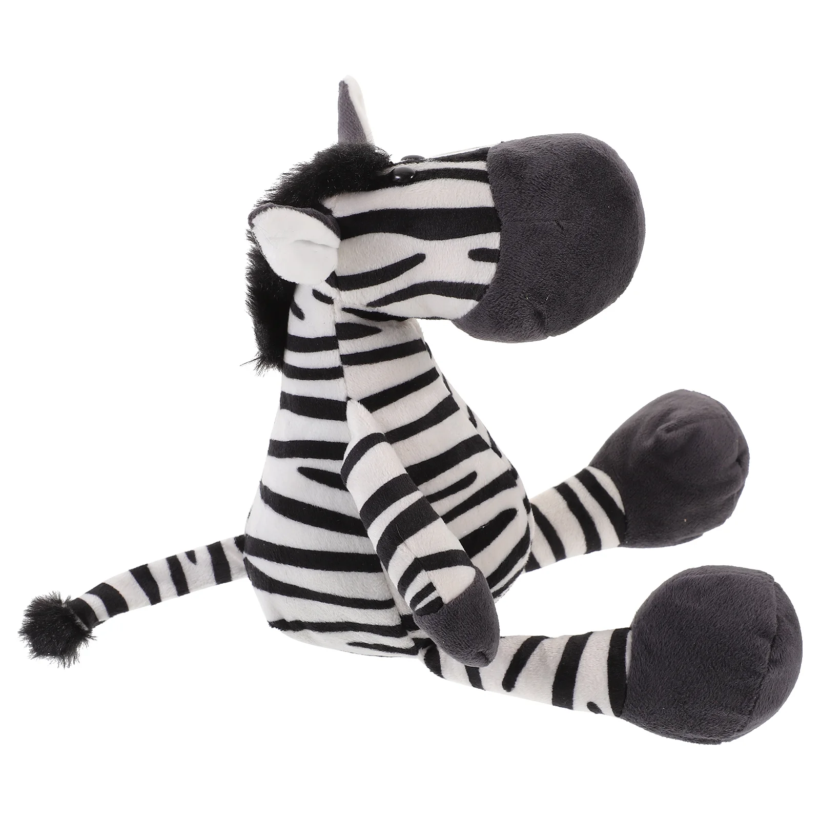 

Decorate Zebra Child Children’s Toys Stuffed Animal Short Plush Knit Animals