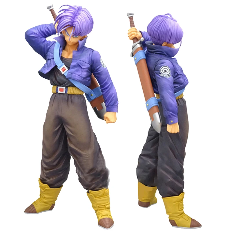 Dragon Ball Anime Figurine Super Saiyan Trunks Pvc Action Figure 24cm