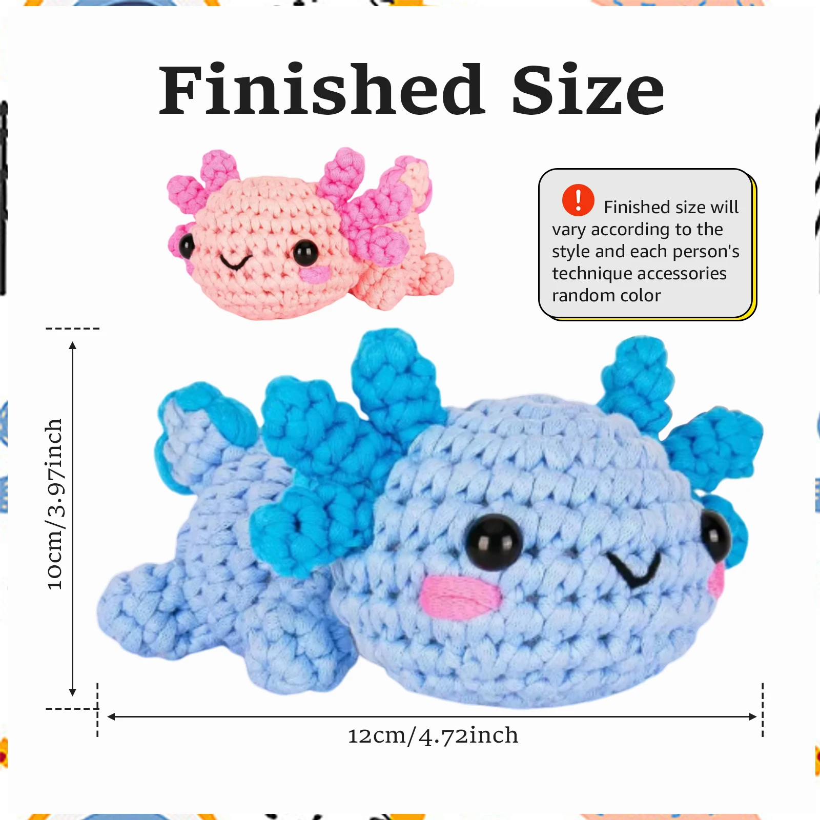 Beginner Elephant Crochet Kit 6