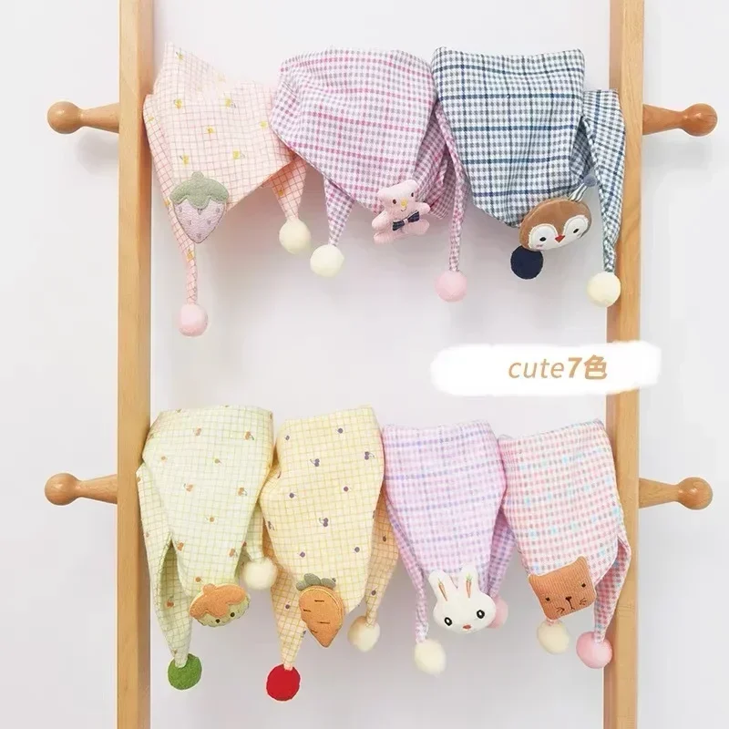 Cotton Baby Triangle Scarf Autumn Winter Warm Windproof Neckerchief Kids Mouth Towel Cute Cartoon Boys Girls Children's Scarf