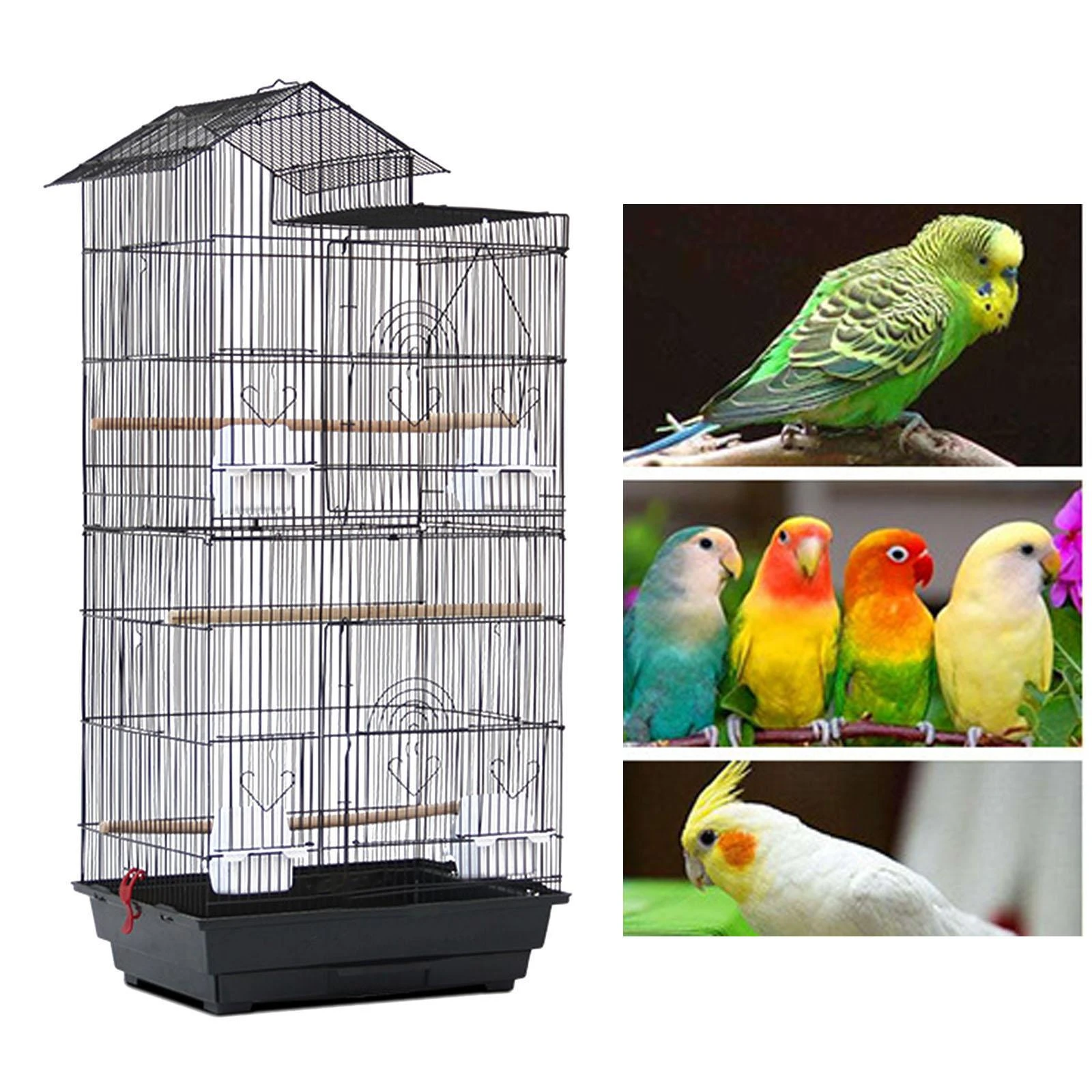 Gedeeltelijk Maan hulp in de huishouding Grote Vogelkooi Papegaai Stand Kooi Huisdier Huis Dierbenodigdheden Nest  Duurzaam Vogelkooi Voor Papegaai Conures Valkparkiet Parkieten Lovebirds| |  - AliExpress