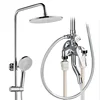Shower Head Bathroom Brass Wall Mounted Faucet High Pressure Cold Hot Water Mixer Home Bath Sprayer 1