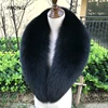 Real Fox Fur Collar For Women Men Coat Jacket Shawl Wraps Winter Warm Fur Collar Extra Large Size Neck Warmer Fur Scarf Shawls 2