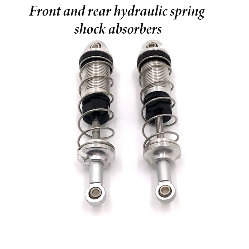 High-Performance Metal Upgrade: Front and Rear Hydraulic Spring Shock Absorbers for RC Cars
